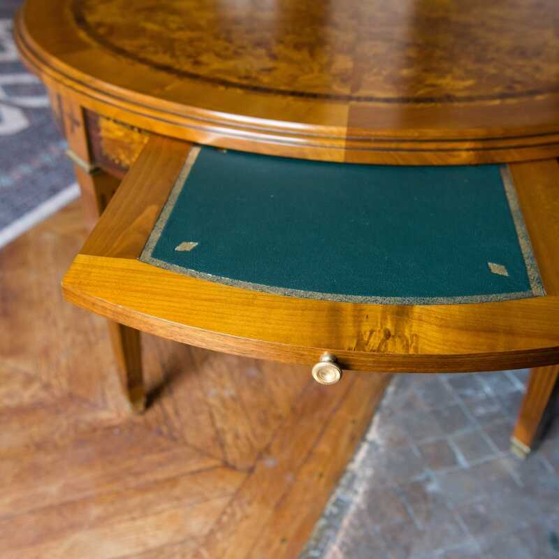 Table de salon D100 Hache Grisard style Louis XVI