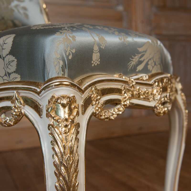 Chaise Copenhague de style Louis XV