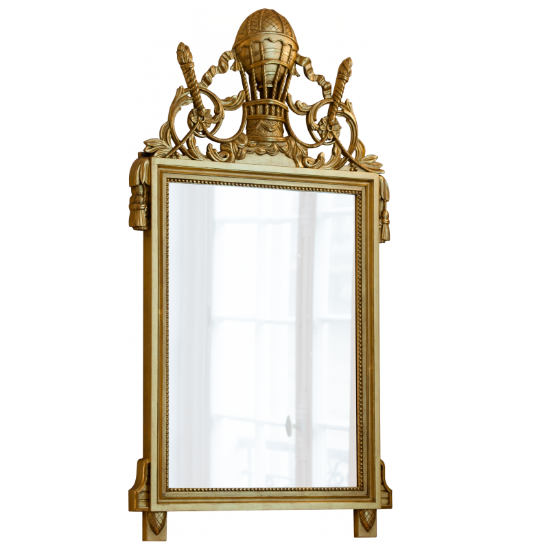 Miroir Trémolière style Louis XVI 