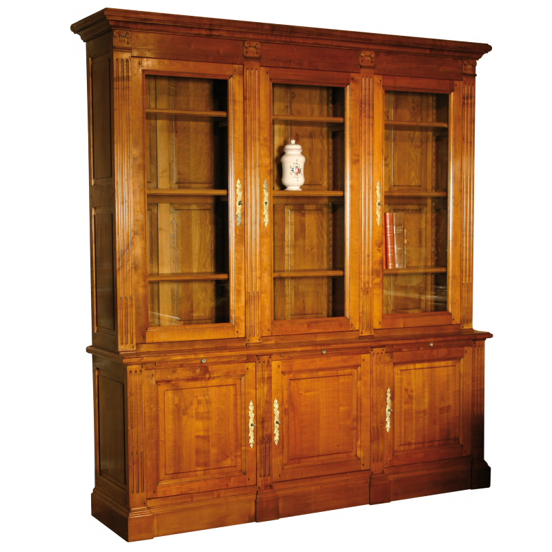 Bibliothèque Rousseau style Louis XVI