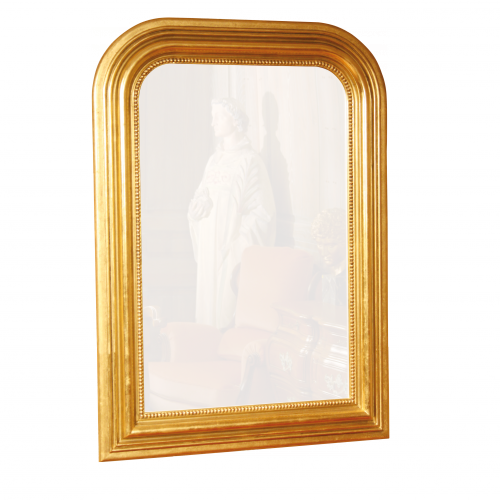 Miroir Homère perlée style Louis Philippe 
