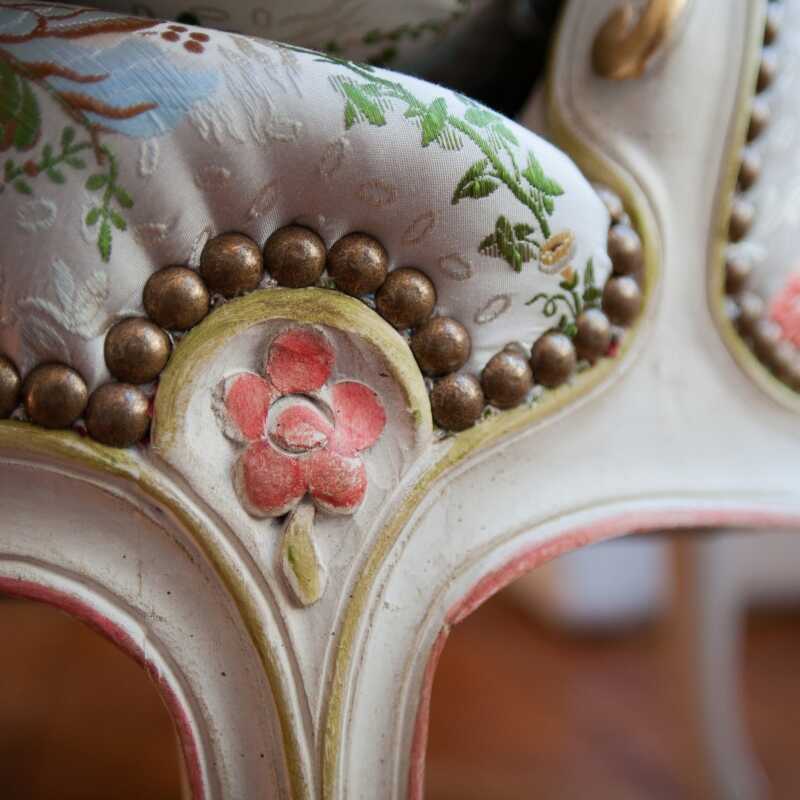 Bergère Ancelet style Louis XV 