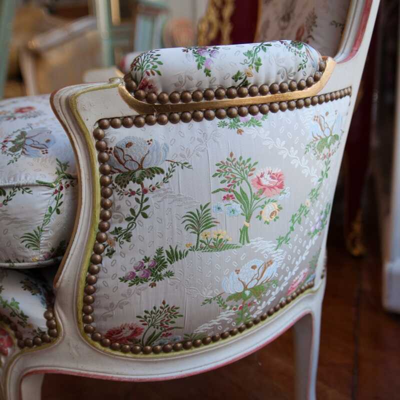 Bergère Ancelet style Louis XV 