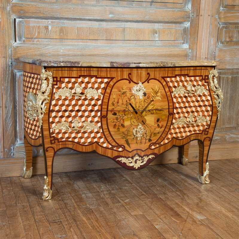 Commode Bircklé style Louis XV 