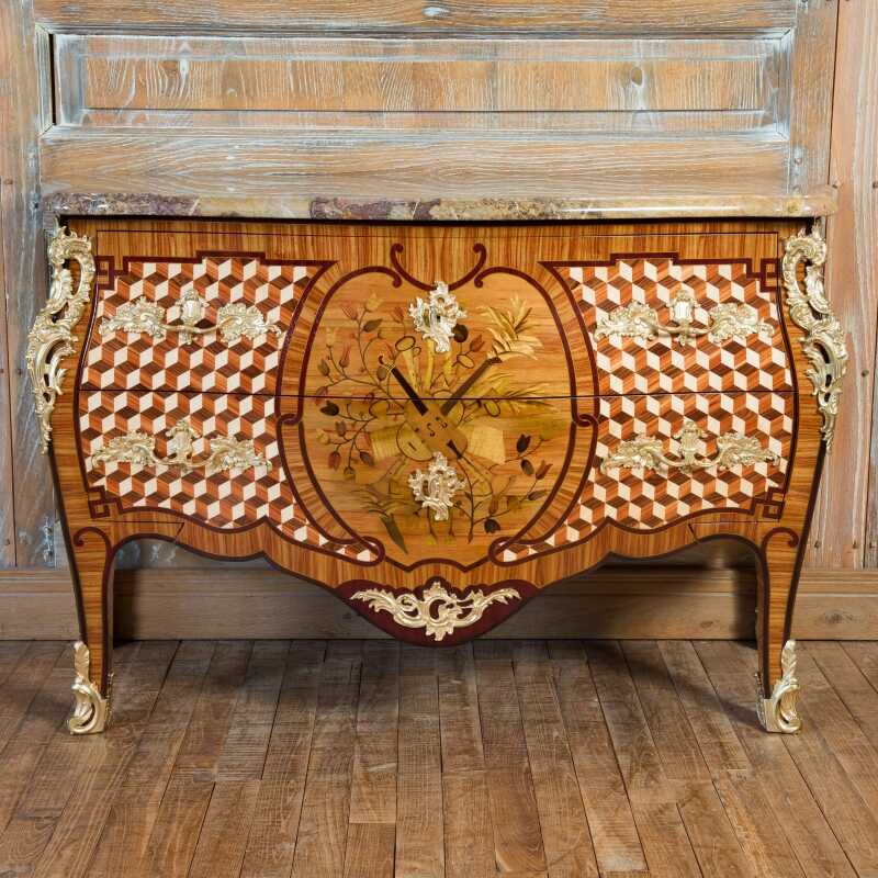 Commode Bircklé style Louis XV 