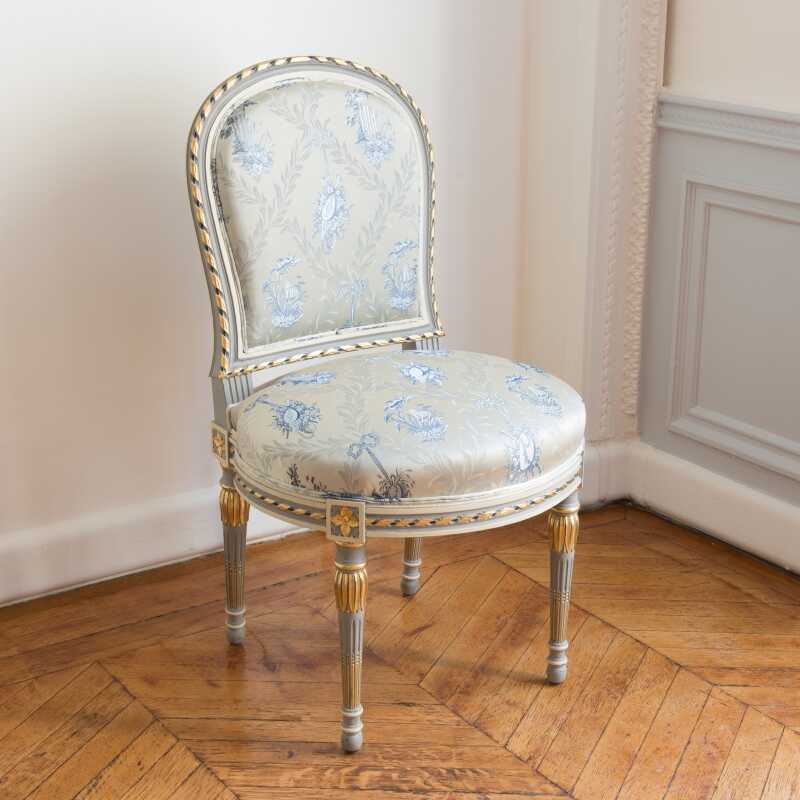 Chaise Georges Jacob Desmalter style Louis XVI