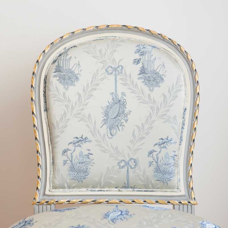 Chaise Georges Jacob Desmalter style Louis XVI