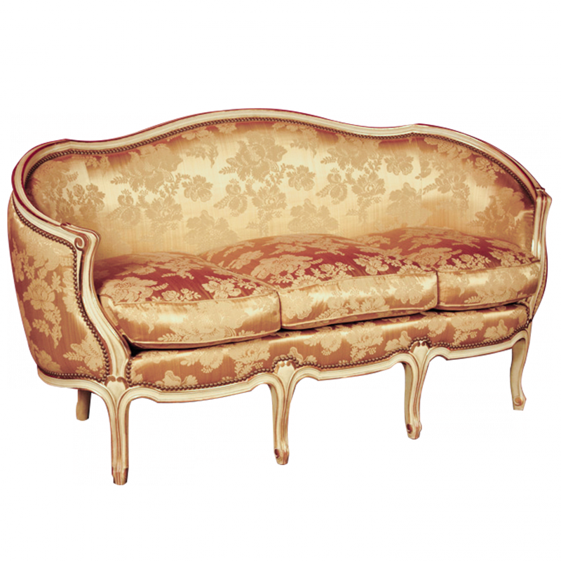 Canapé Ottoman 3P style Louis XV 