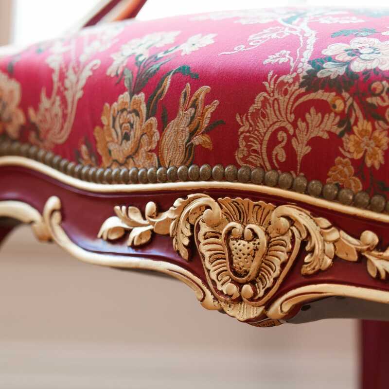 Fauteuil Tilliard à coeur style Louis XV 