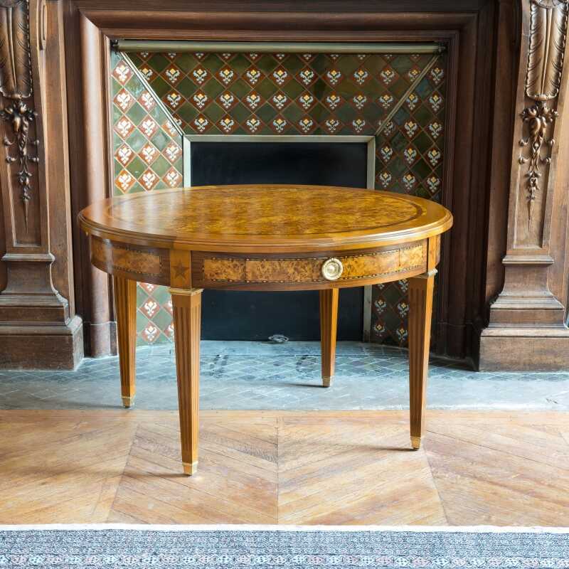 Table de salon D100 Hache Grisard style Louis XVI