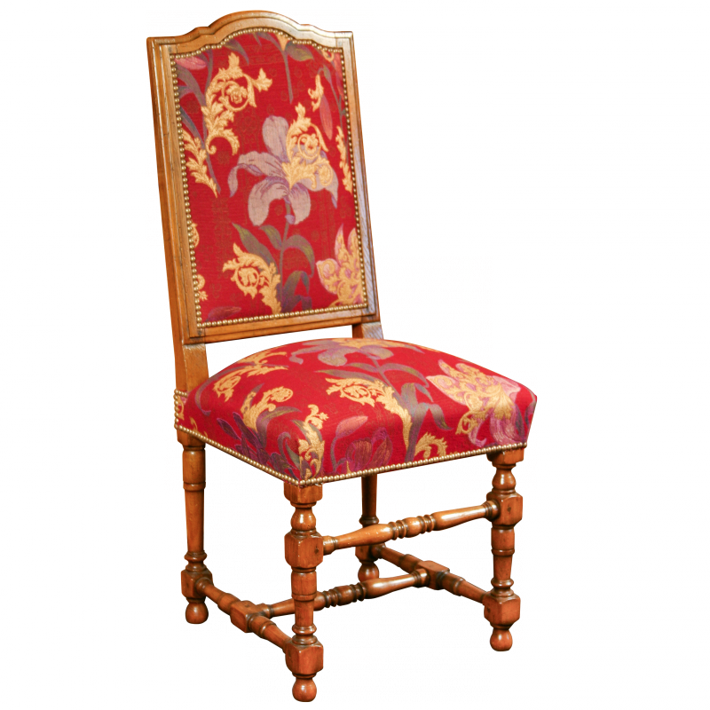Chaise Conti style Louis XIII