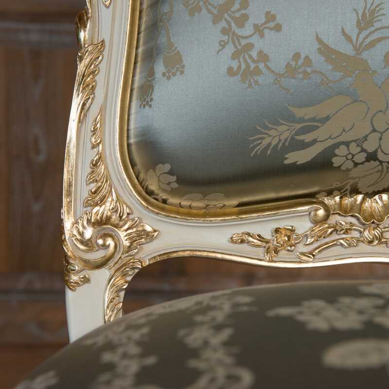 Chaise Copenhague de style Louis XV