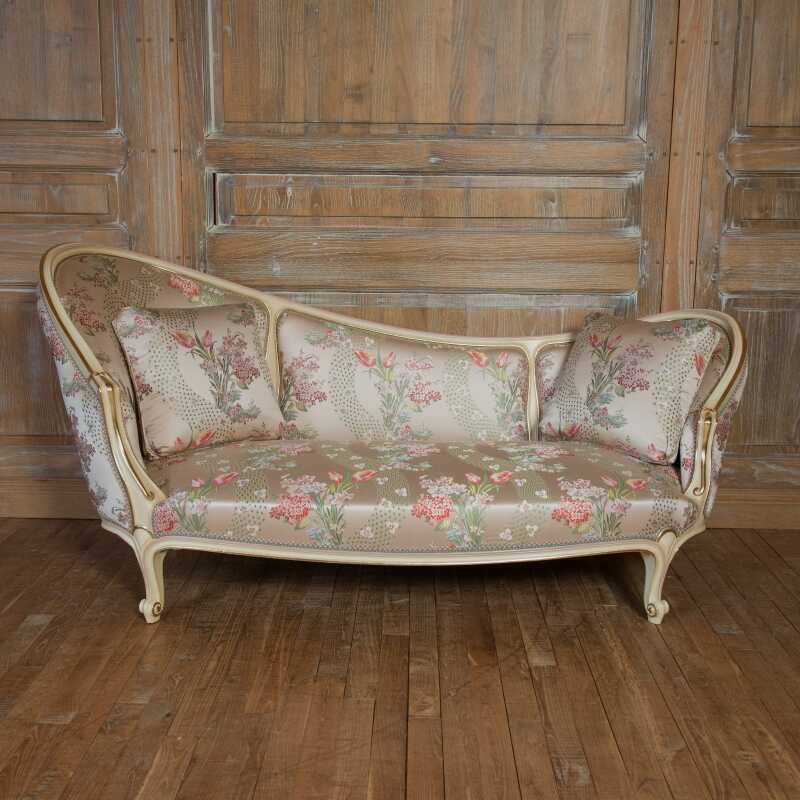 Méridienne Beaudry style Louis XV 