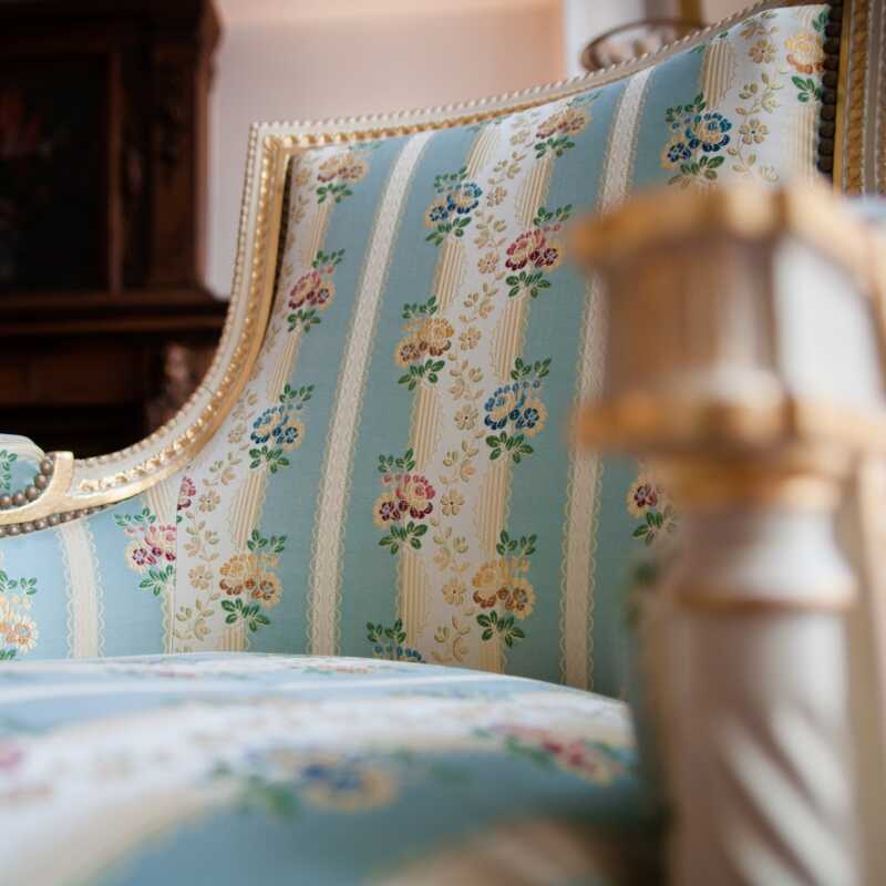 Bergère Lelarge perlée style Louis XVI 