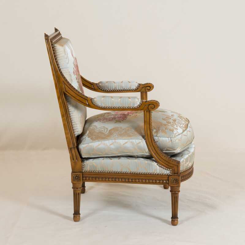 Fauteuil Jacob Oves style Louis XVI 