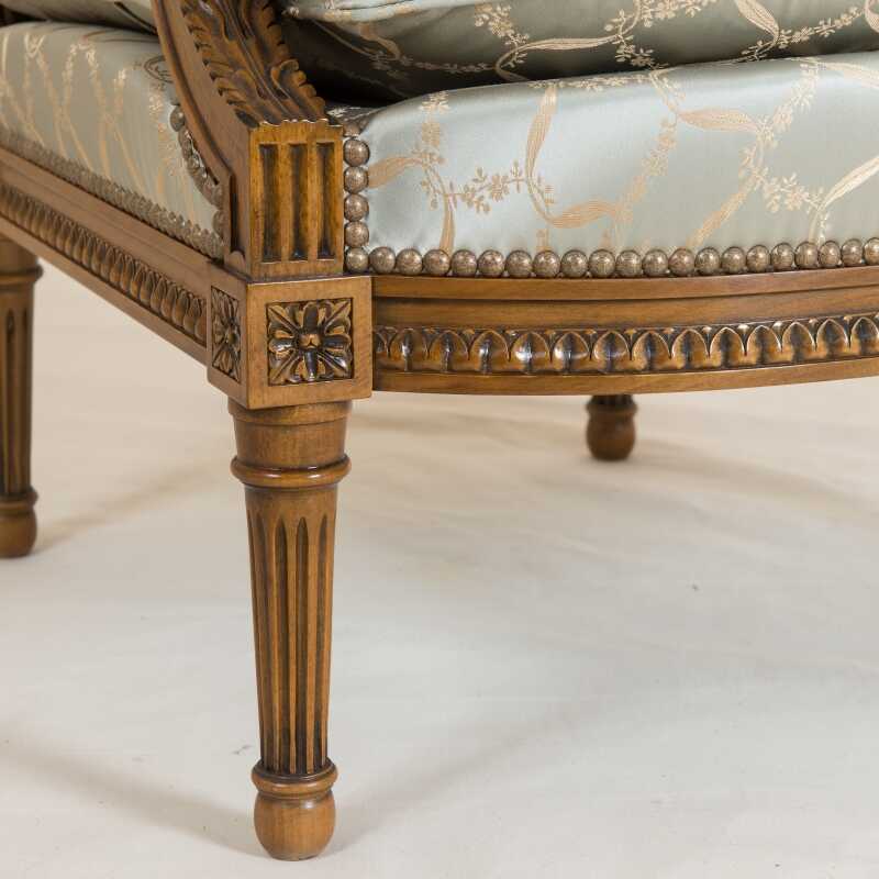 Fauteuil Jacob Oves style Louis XVI 