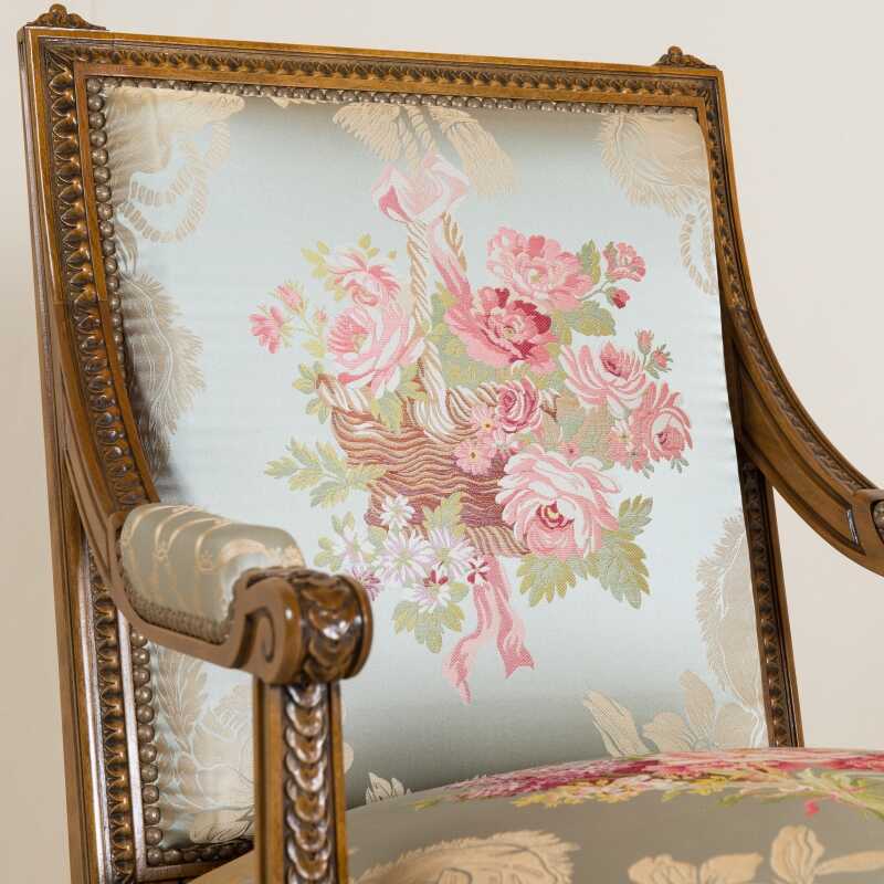 Fauteuil Jacob Oves style Louis XVI 