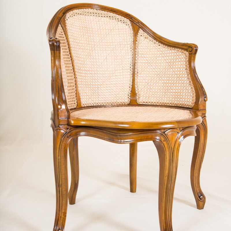 Fauteuil de bureau Duaille style Louis XV 