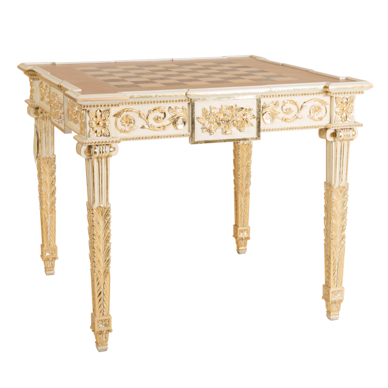 Table de jeux Molitor style Louis XVI