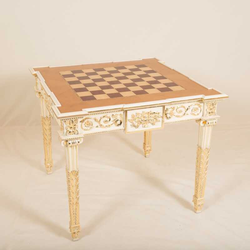 Table de jeux Molitor style Louis XVI