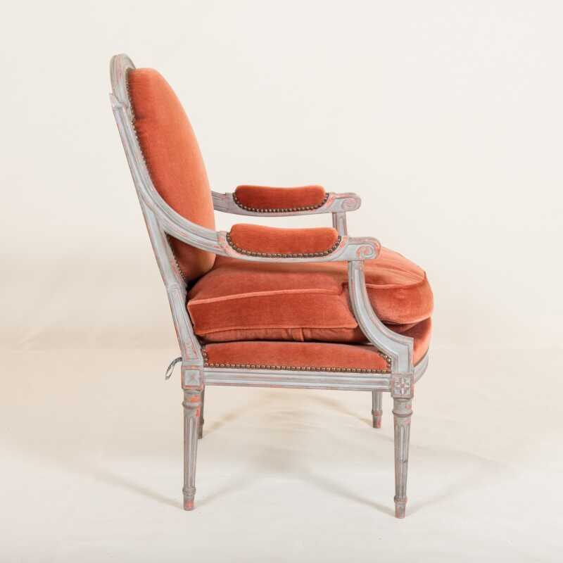 Fauteuil Mayeux style Louis XVI