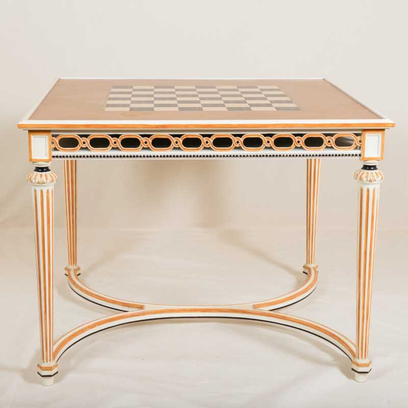 Table de jeux de style Louis XVI Quillio