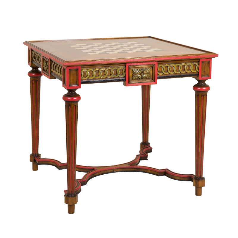 Table de jeux Lanthenac style Louis XVI