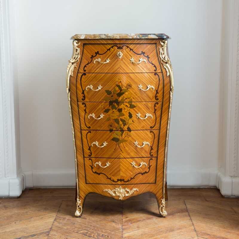 Chiffonnier Dumoulard Louis XV style