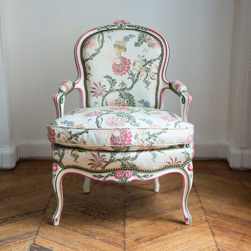 Fauteuil Heurtault style Louis XV