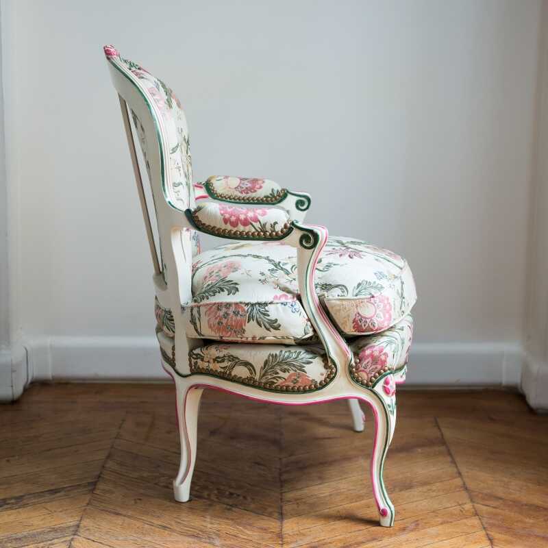 Fauteuil Heurtault style Louis XV