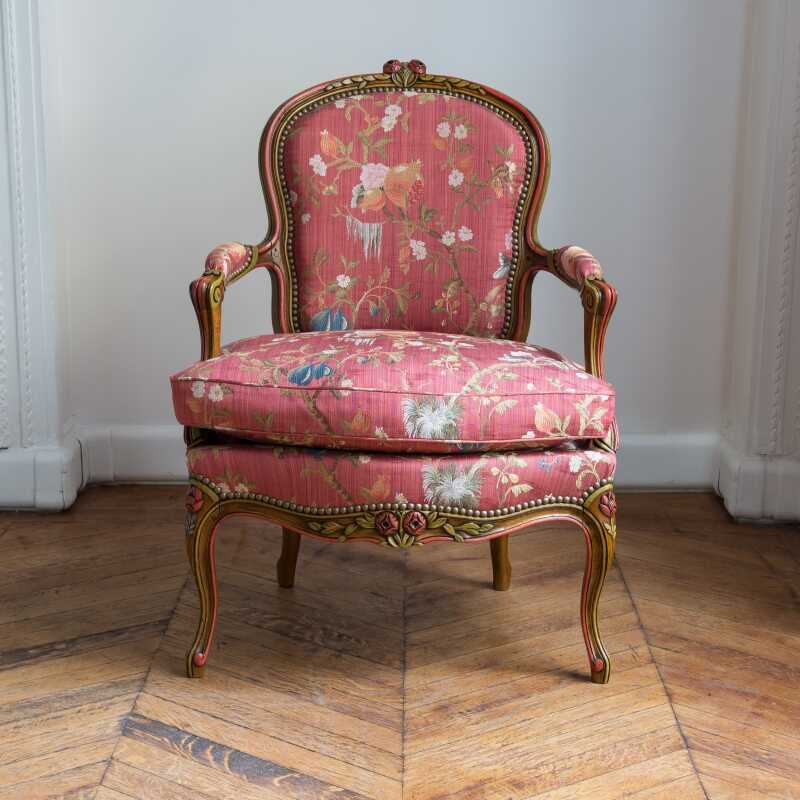 Fauteuil Heurtault style Louis XV