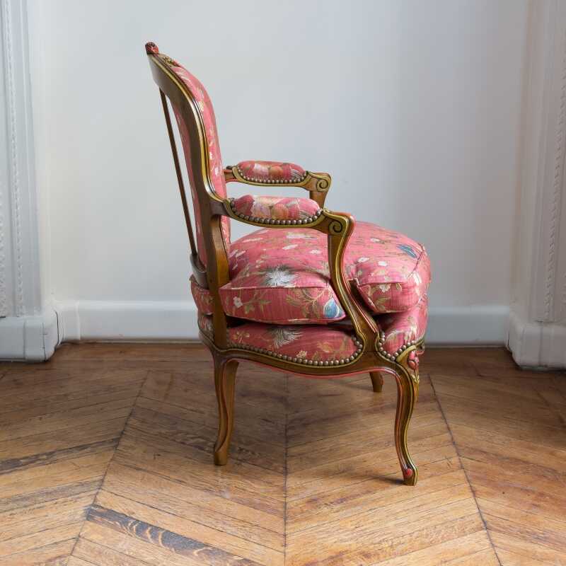 Fauteuil Heurtault style Louis XV