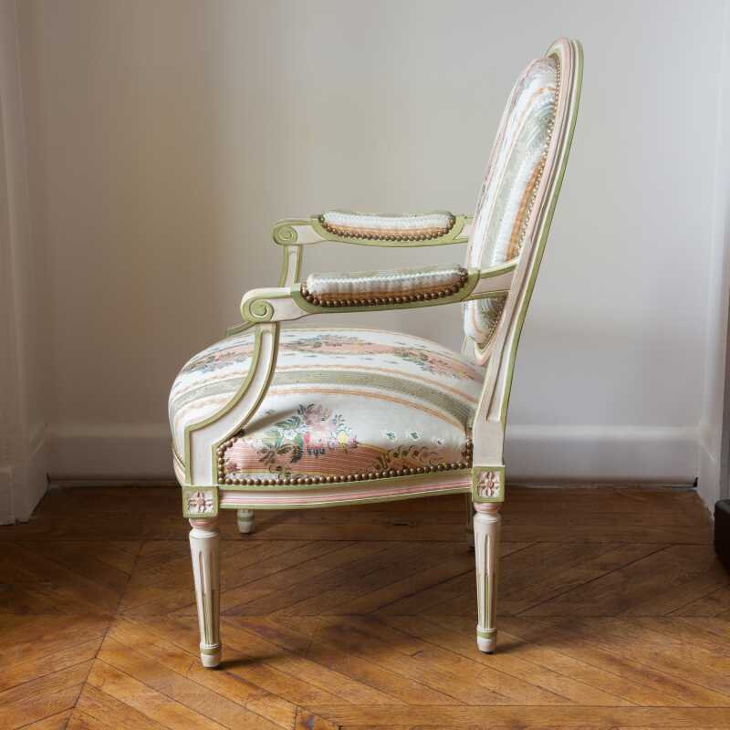 Fauteuil Lelarge style Louis XVI 