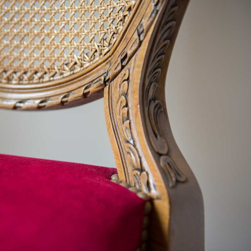 Chaise Fer de Louis style Louis XVI