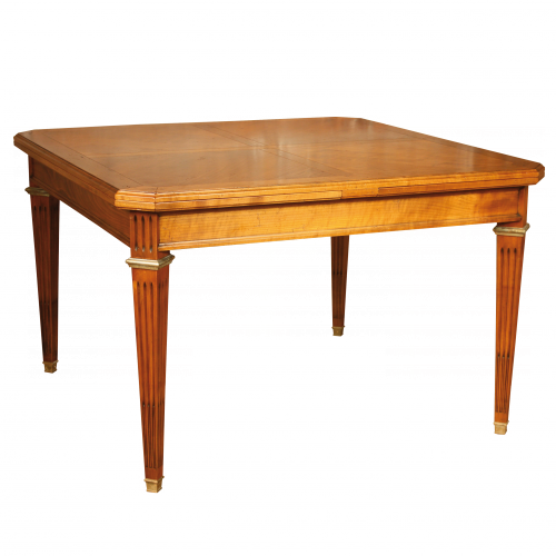 Table Diderot carré style Louis XVI