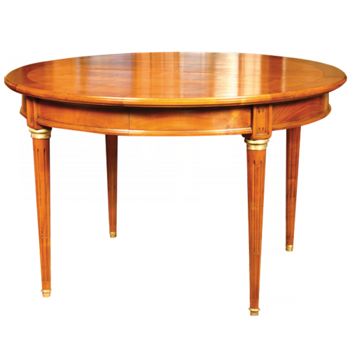 Table Lacroix pieds cannelés style Louis XVI 