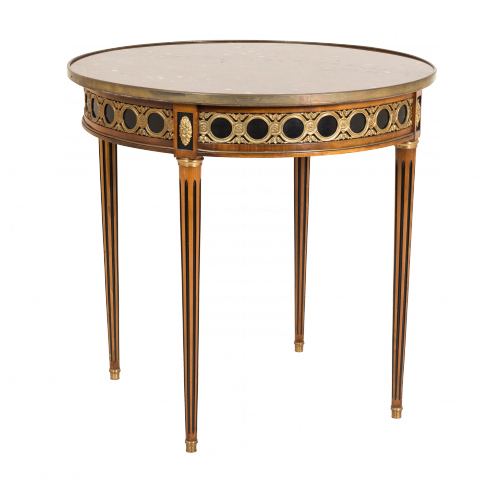 Table bouillote Rinceaux style Louis XVI